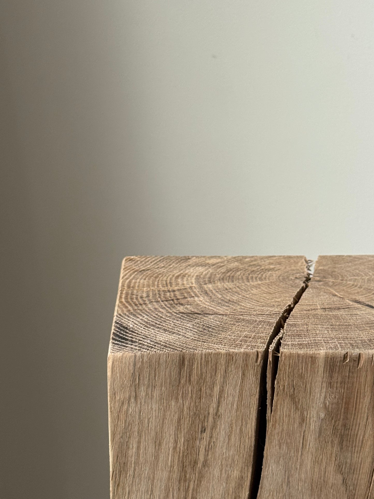 Solid Oak Wood Plinths
