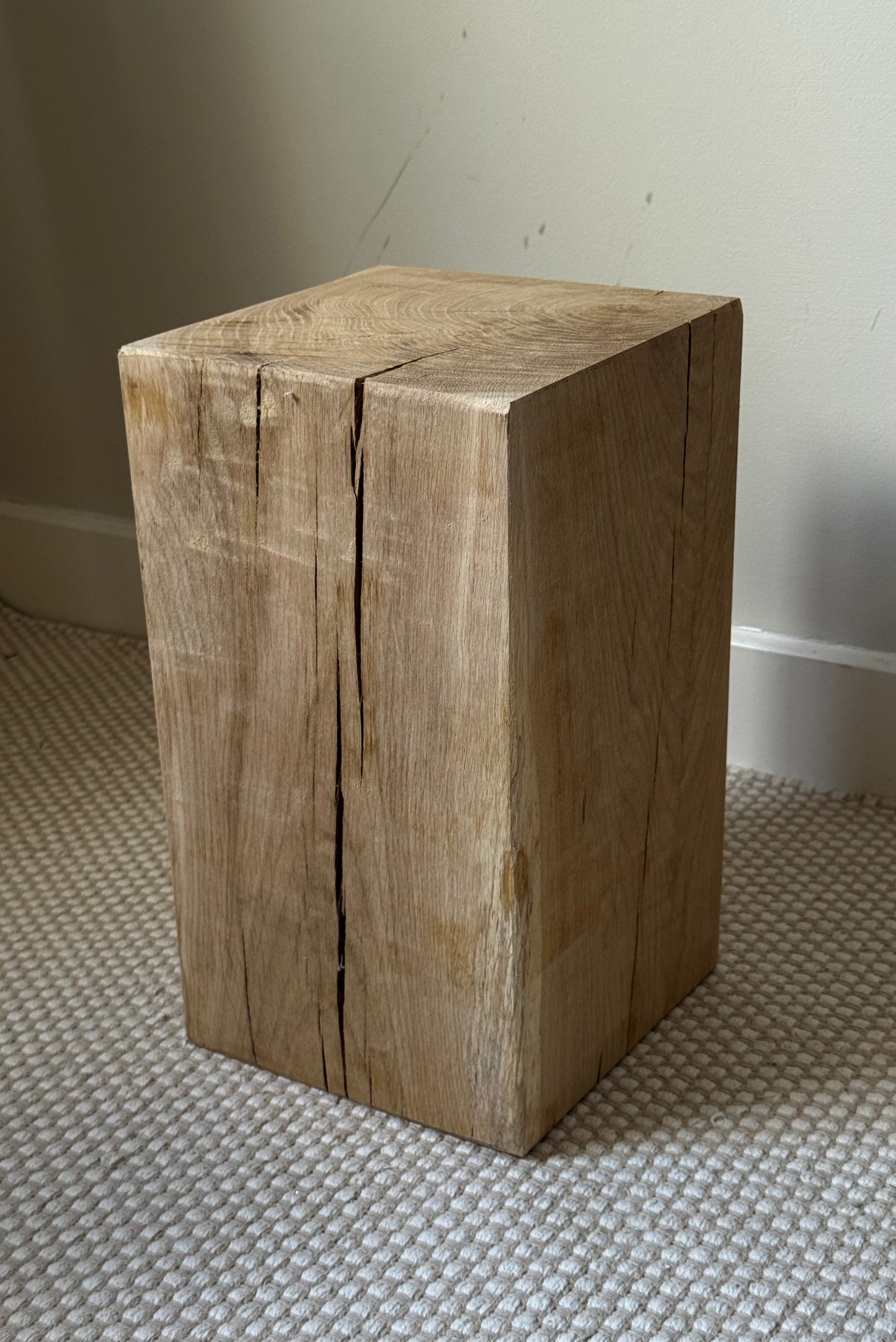 Solid Oak Wood Plinths