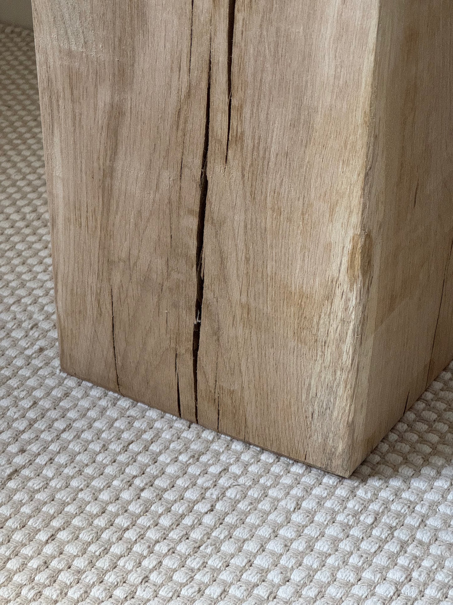 Solid Oak Wood Plinths