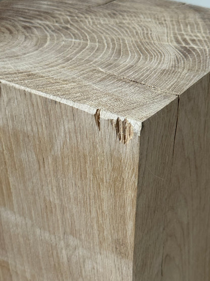 Solid Oak Wood Plinths
