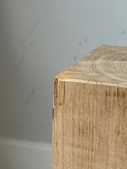 Solid Oak Wood Plinths