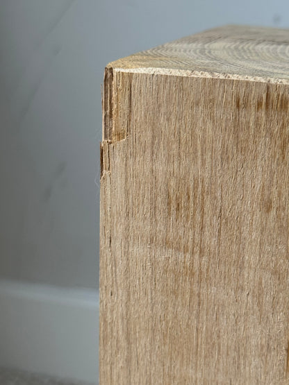 Solid Oak Wood Plinths