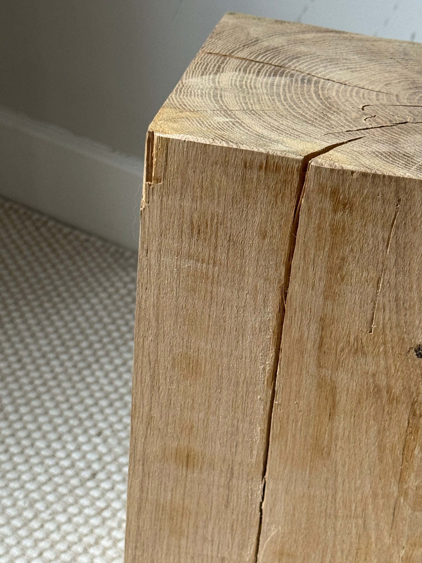 Solid Oak Wood Plinths