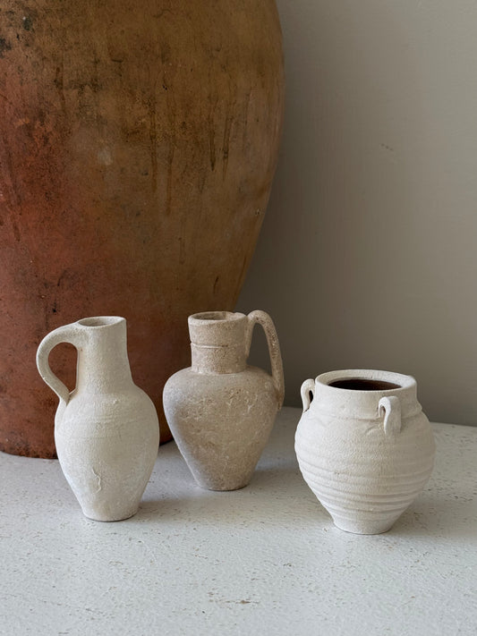Up-Cycled | Miniature Neutral Handled Vases