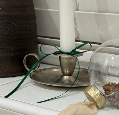 Vintage Silver Candle Holder