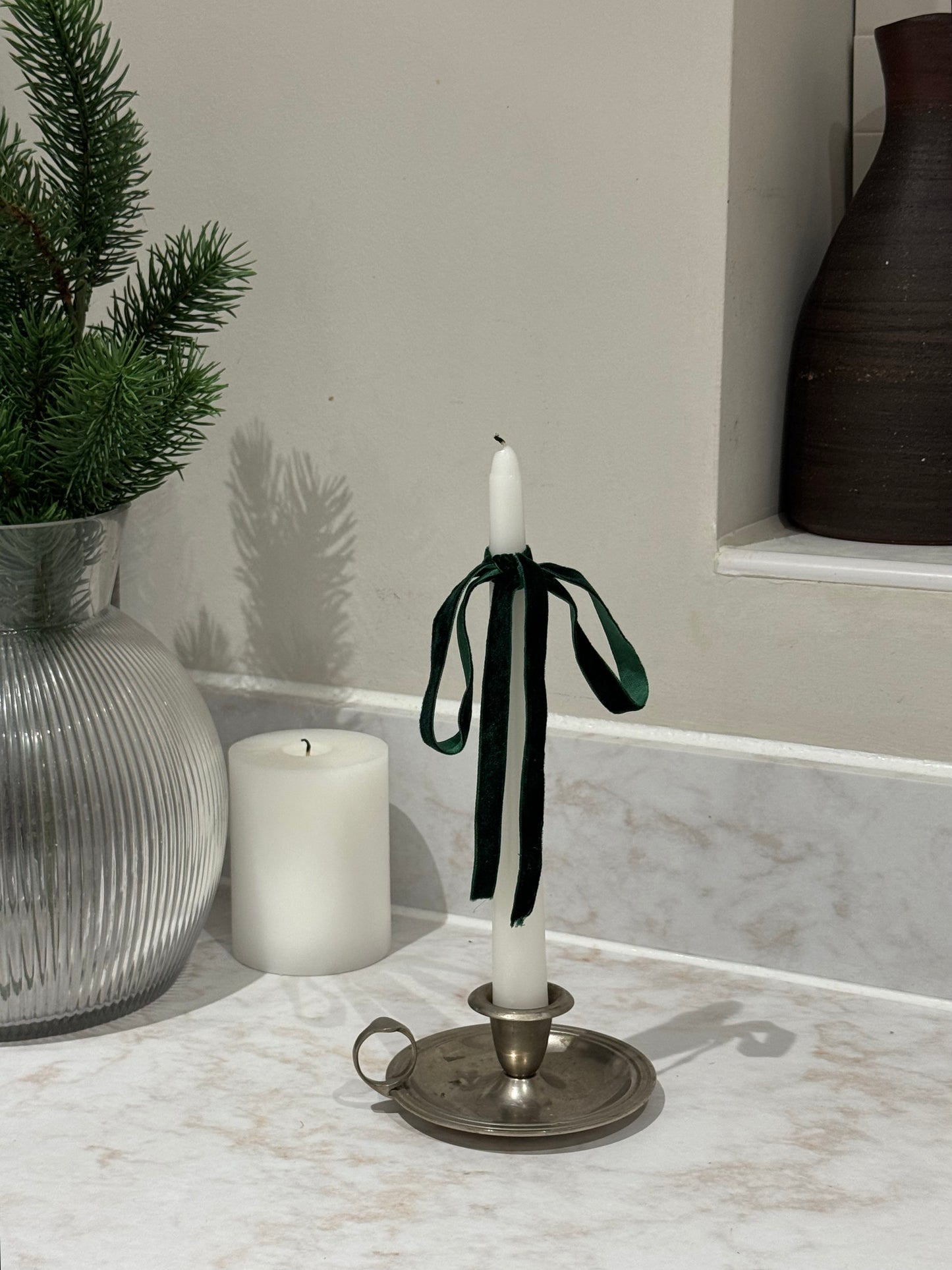 Vintage Silver Candle Holder