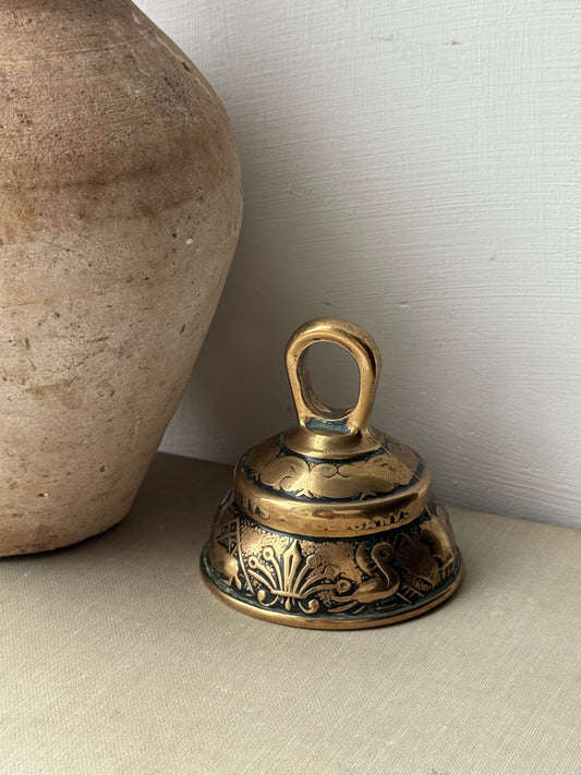 Vintage Brass Bell Ornament