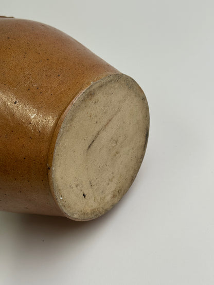 Large Brown Vintage Storage Pot